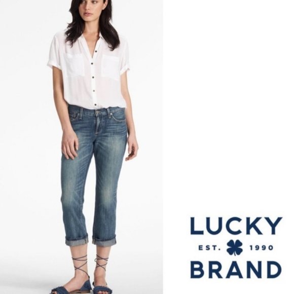 Lucky Brand Denim - Lucky Brand Good Luck Sugar Capri Jeans
